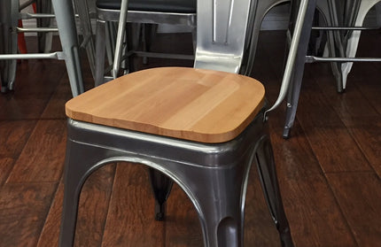 AMKO M7781 Pewter Commercial Grade Restaurant Chair