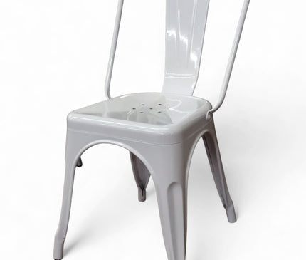 AMKO M7781 White Commercial Grade Restaurant Chair