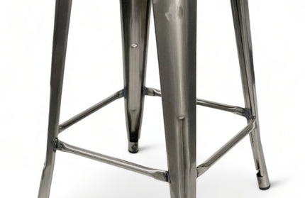 AMKO M7782-24H Pewter Commercial Grade Restaurant Counter Barstool