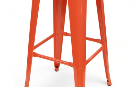 AMKO M7782 Orange Commercial Grade Restaurant Barstool