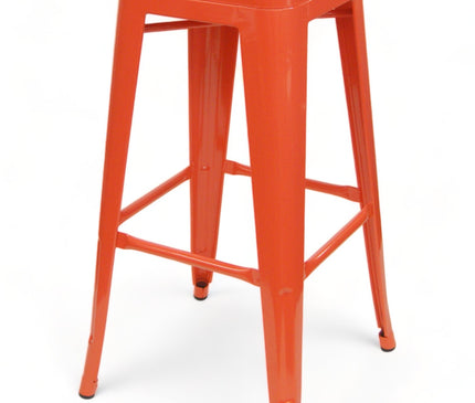 AMKO M7782 Orange Commercial Grade Restaurant Barstool