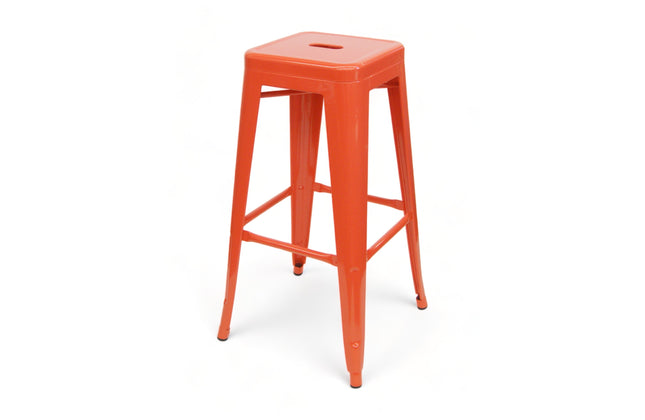 AMKO M7782 Orange Commercial Grade Restaurant Barstool