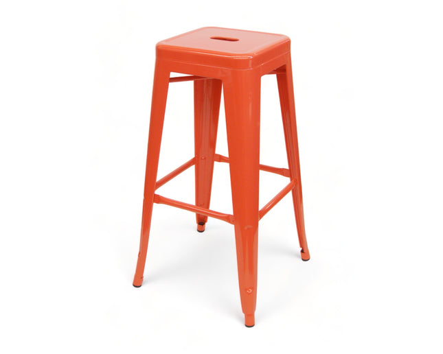 AMKO M7782 Orange Commercial Grade Restaurant Barstool