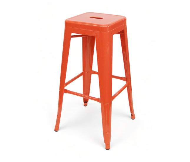 AMKO M7782 Orange Commercial Grade Restaurant Barstool