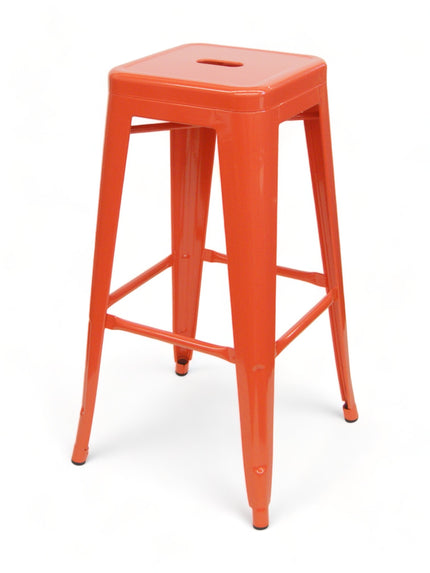 AMKO M7782 Orange Commercial Grade Restaurant Barstool