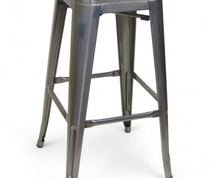 AMKO M7782 Pewter Commercial Grade Restaurant Barstool