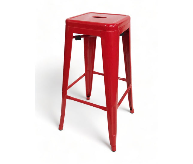 AMKO M7782 Red Commercial Grade Restaurant Barstool