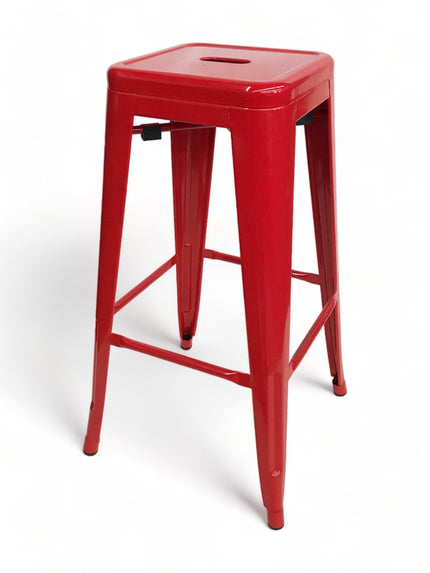 AMKO M7782 Red Commercial Grade Restaurant Barstool