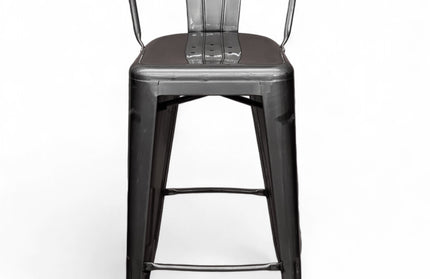AMKO M7783 Pewter Commercial Grade Restaurant Barstool