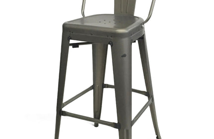 AMKO M7783 Raw Welding Commercial Grade Restaurant Barstool
