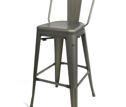 AMKO M7783 Raw Welding Commercial Grade Restaurant Barstool