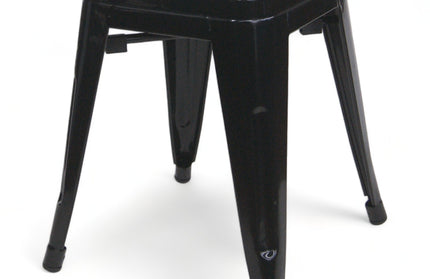 AMKO M7785 Black Commercial Grade Restaurant Backless Chair