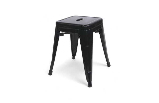 AMKO M7785 Black Commercial Grade Restaurant Backless Chair