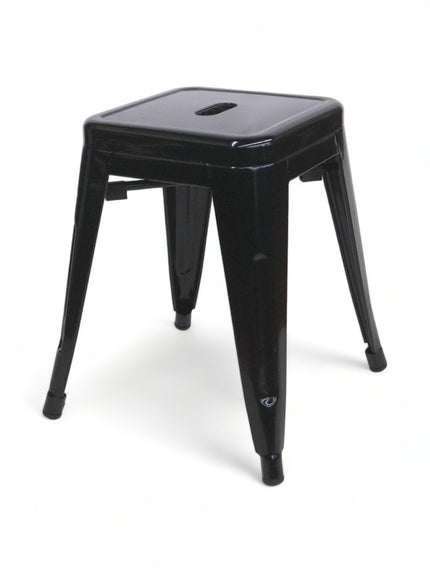 AMKO M7785 Black Commercial Grade Restaurant Backless Chair