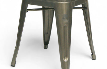 AMKO M7785 Pewter Commercial Grade Restaurant Backless Chair