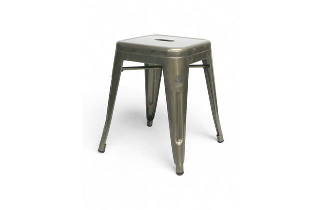 AMKO M7785 Pewter Commercial Grade Restaurant Backless Chair