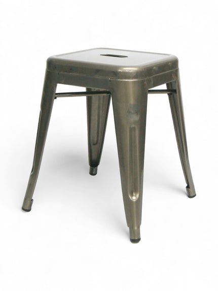 AMKO M7785 Pewter Commercial Grade Restaurant Backless Chair