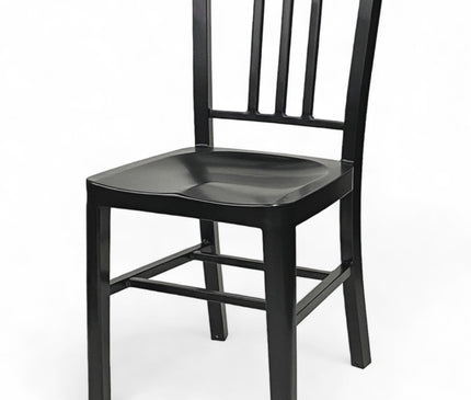 AMKO M7900 Black Metal Commercial Grade Restaurant Chair