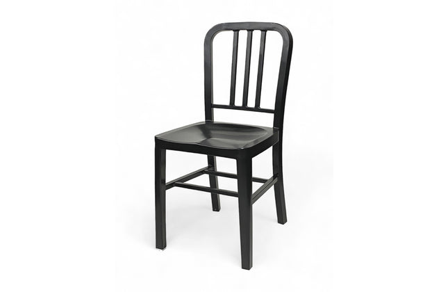 AMKO M7900 Black Metal Commercial Grade Restaurant Chair
