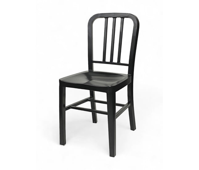 AMKO M7900 Black Metal Commercial Grade Restaurant Chair