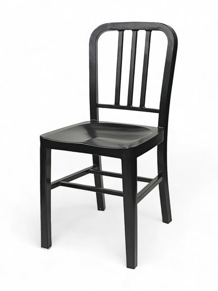 AMKO M7900 Black Metal Commercial Grade Restaurant Chair