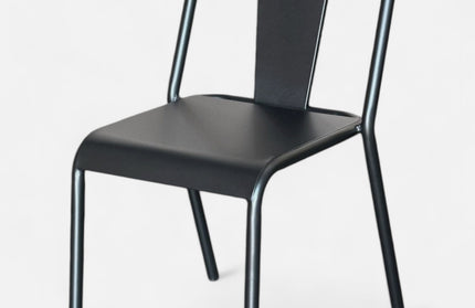 AMKO M9326 Black Metal Commercial Grade Restaurant Chair
