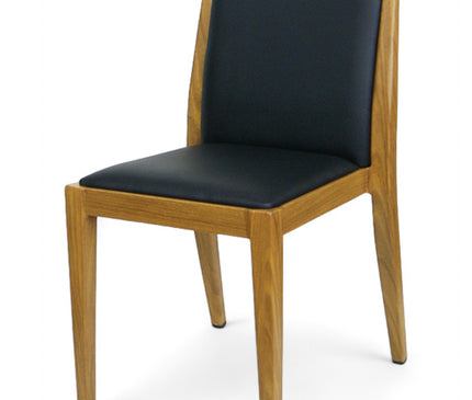 AMKO M955 Oak Commercial Grade Restaurant Chair