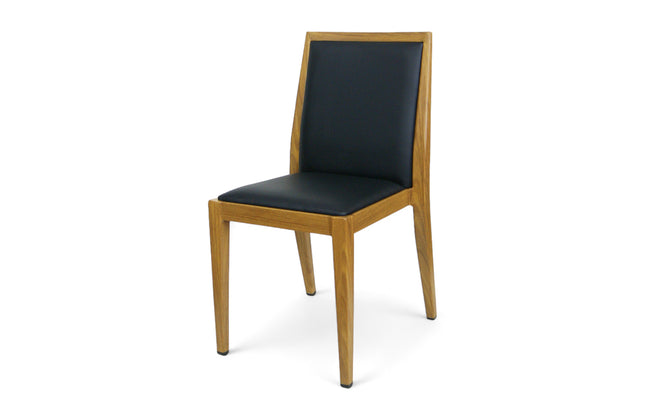AMKO M955 Oak Commercial Grade Restaurant Chair