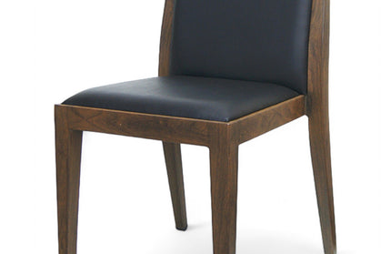 AMKO M955 Walnut Black Commercial Grade Restaurant Chair