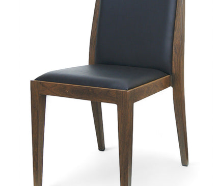 AMKO M955 Walnut Black Commercial Grade Restaurant Chair