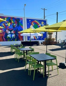 AMKO P148 Green Commercial Grade Restaurant Durable Plastic Chair