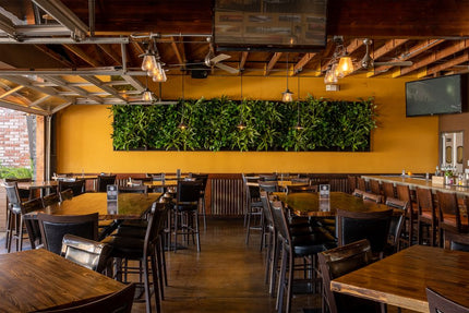 AMKO M2865 Metal Frame Full Upholstered Seat Restaurant Barstool