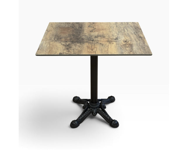 AMKO T76 Weathered HPL Restaurant Patio Table
