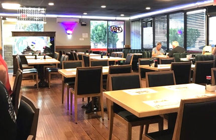 AMKO M955 Oak Commercial Grade Restaurant Chair