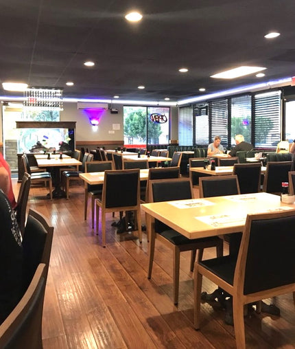 AMKO M955 Oak Commercial Grade Restaurant Chair