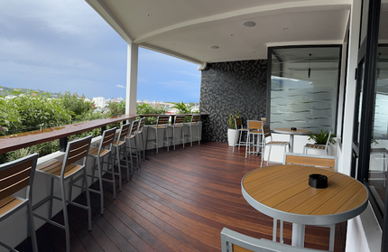 AMKO T75S Teak Restaurant Patio Table Top