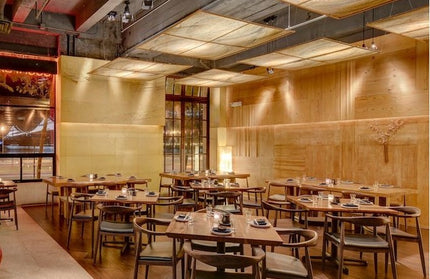 AMKO M5680A Walnut Commercial Grade Restaurant Chair