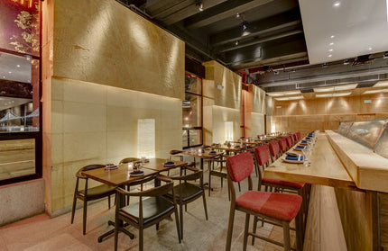 AMKO M5680A Walnut Commercial Grade Restaurant Chair