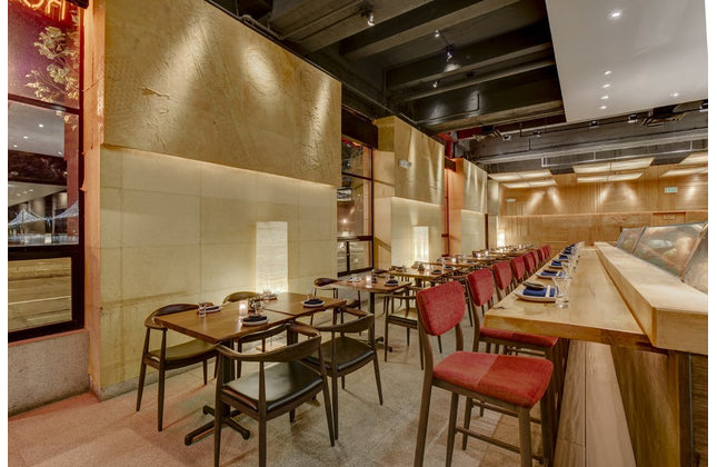 AMKO M5680A Walnut Commercial Grade Restaurant Chair