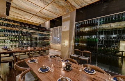 AMKO T20P Plank Black Walnut Live Edge Restaurant Table Top