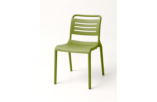 AMKO P109 Olive Commercial Grade Restaurant Durable Plastic Chair