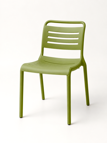 AMKO P109 Olive Commercial Grade Restaurant Durable Plastic Chair