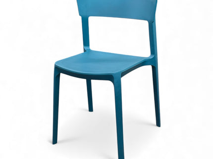 AMKO P148 Teal Blue Commercial Grade Restaurant Durable Plastic Chair