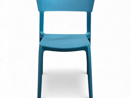 AMKO P148 Teal Blue Commercial Grade Restaurant Durable Plastic Chair