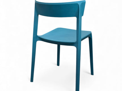 AMKO P148 Teal Blue Commercial Grade Restaurant Durable Plastic Chair