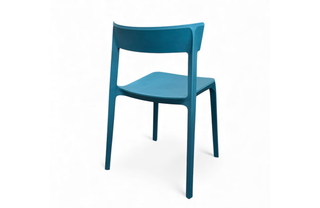 AMKO P148 Teal Blue Commercial Grade Restaurant Durable Plastic Chair