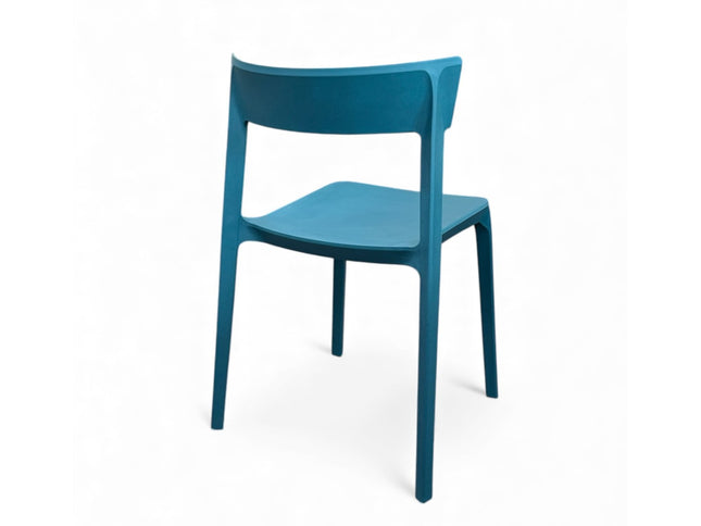 AMKO P148 Teal Blue Commercial Grade Restaurant Durable Plastic Chair