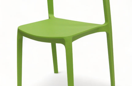 AMKO P148 Green Commercial Grade Restaurant Durable Plastic Chair