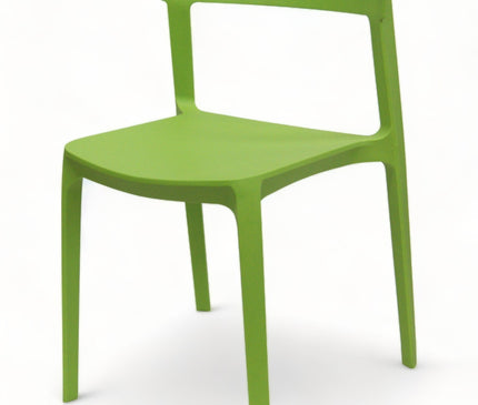 AMKO P148 Green Commercial Grade Restaurant Durable Plastic Chair