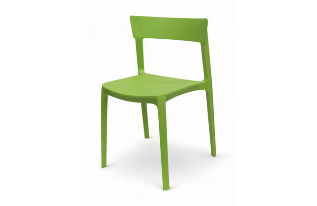 AMKO P148 Green Commercial Grade Restaurant Durable Plastic Chair